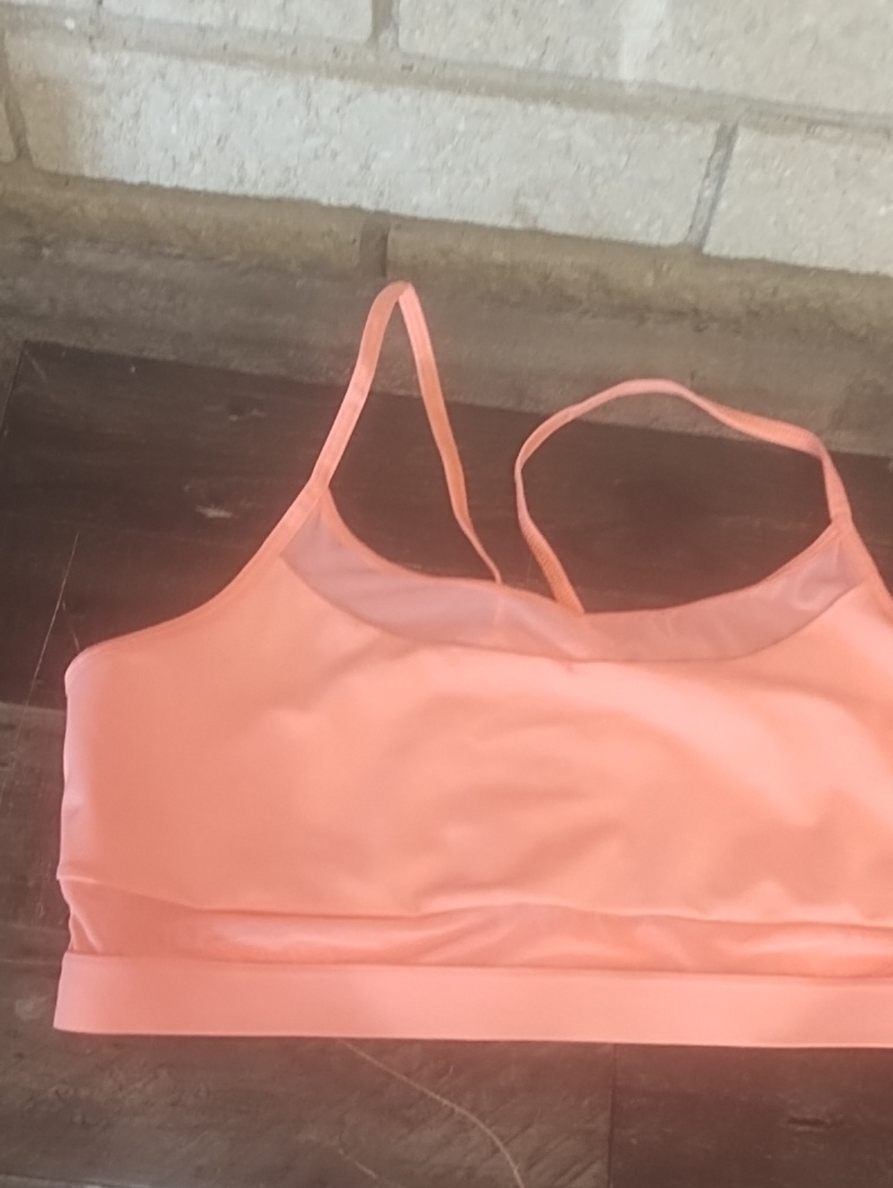 Victoria's Secret Coral Pink Sports Bralette